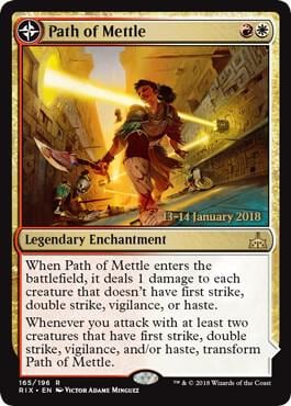Path of Mettle, Prerelease Cards 165