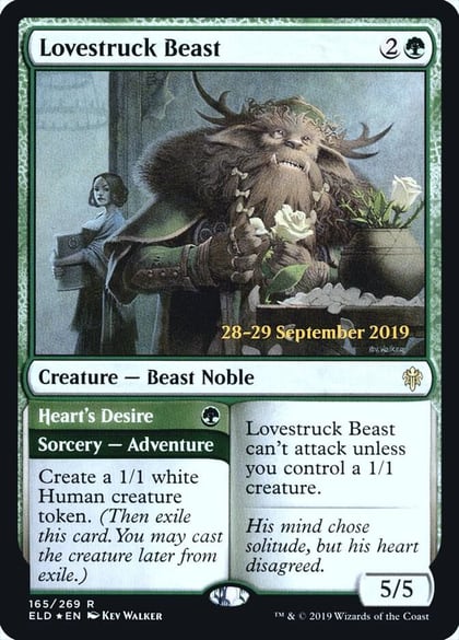 Lovestruck Beast, Prerelease Cards 165
