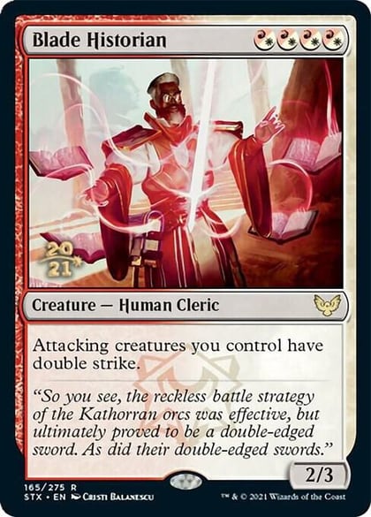 Blade Historian, Prerelease Cards 165