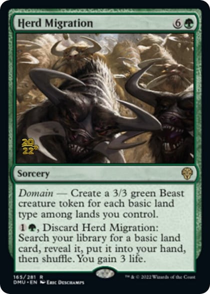 Herd Migration, Prerelease Cards 165