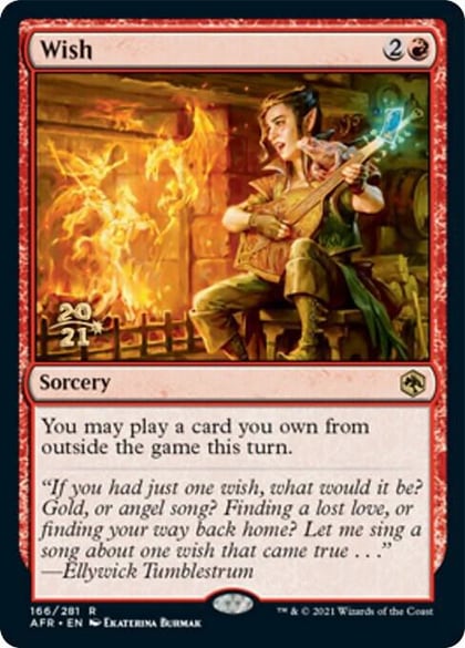 Wish, Prerelease Cards 166