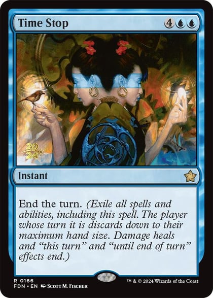 Time Stop, Prerelease Cards 166