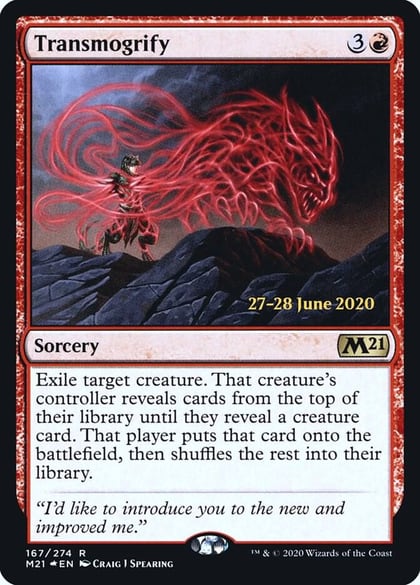 Transmogrify, Prerelease Cards 167