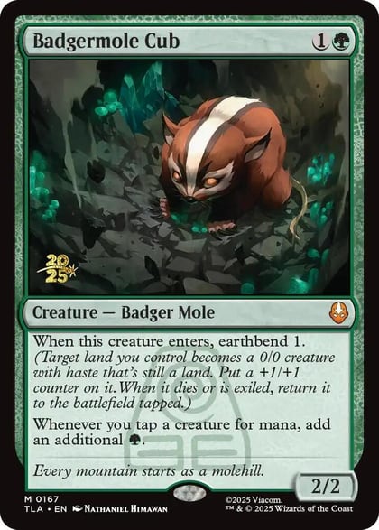 Badgermole Cub, Prerelease Cards 167