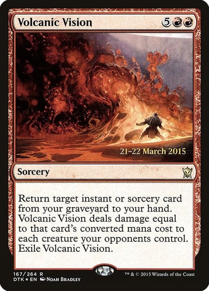 Volcanic Vision, Prerelease Cards 167