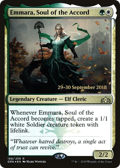 Emmara, Soul of the Accord, Prerelease Cards 168