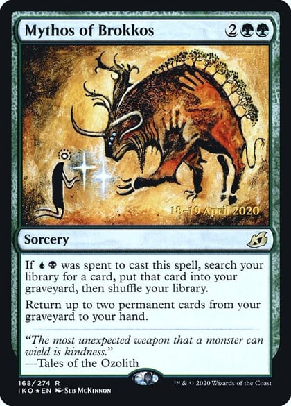 Mythos of Brokkos, Prerelease Cards 168