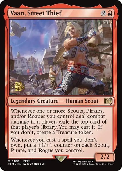 Vaan, Street Thief, Prerelease Cards 168