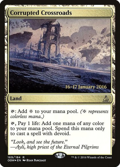 Corrupted Crossroads, Prerelease Cards 169