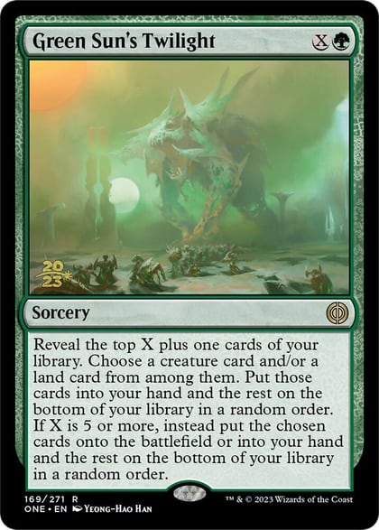 Green Sun's Twilight, Prerelease Cards 169