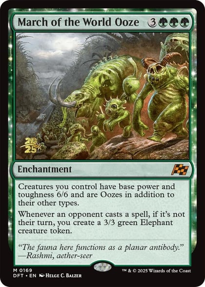March of the World Ooze, Prerelease Cards 169