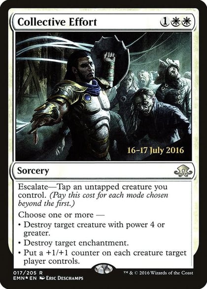 Collective Effort, Prerelease Cards 17