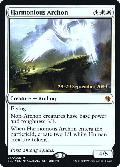 Harmonious Archon, Prerelease Cards 17