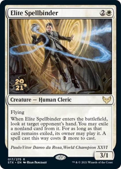 Elite Spellbinder, Prerelease Cards 17