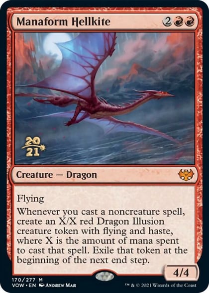 Manaform Hellkite, Prerelease Cards 170