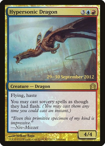 Hypersonic Dragon, Prerelease Cards 170