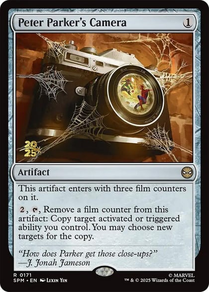 Peter Parker's Camera, Prerelease Cards 171
