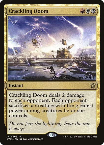 Crackling Doom, Prerelease Cards 171