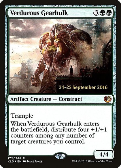 Verdurous Gearhulk, Prerelease Cards 172