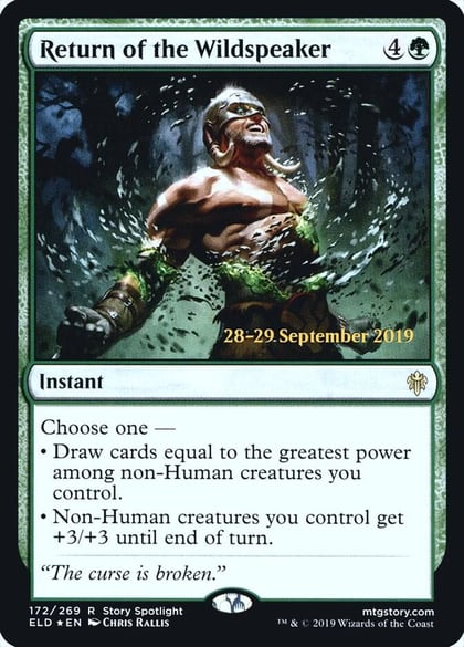 Return of the Wildspeaker, Prerelease Cards 172