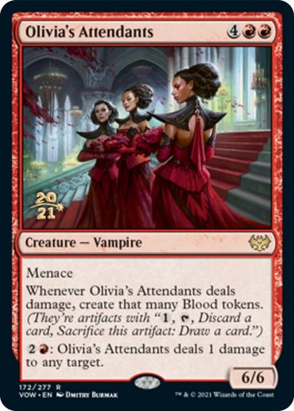 Olivia's Attendants, Prerelease Cards 172