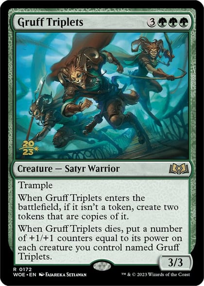 Gruff Triplets, Prerelease Cards 172