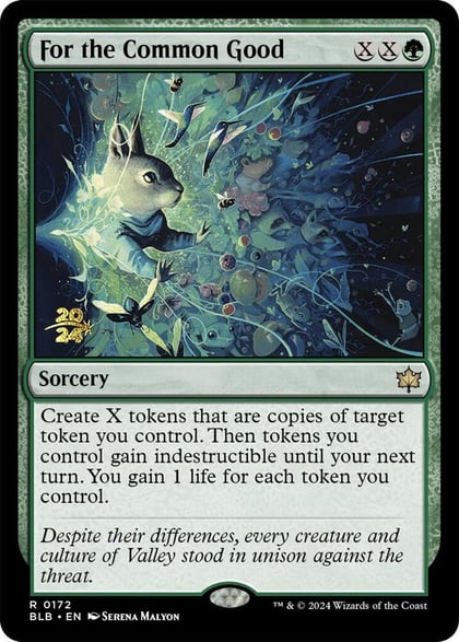 For the Common Good, Prerelease Cards 172