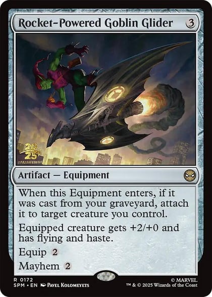 Rocket-Powered Goblin Glider, Prerelease Cards 172