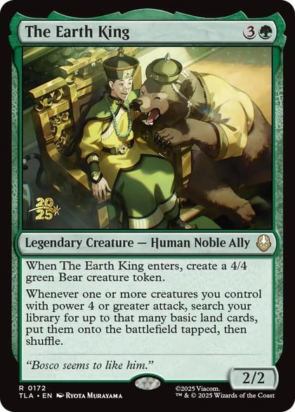 The Earth King, Prerelease Cards 172