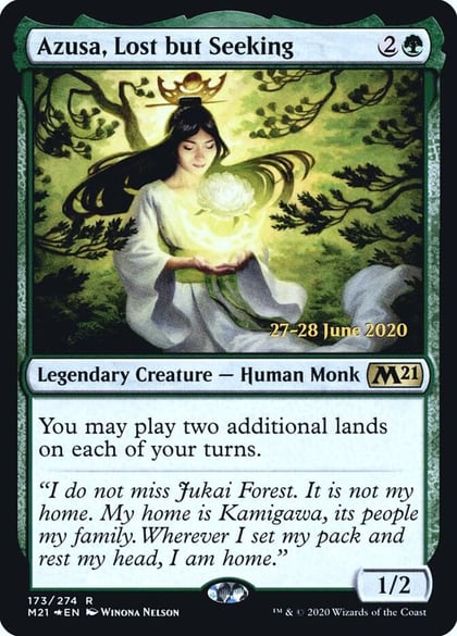 Azusa, Lost but Seeking, Prerelease Cards 173