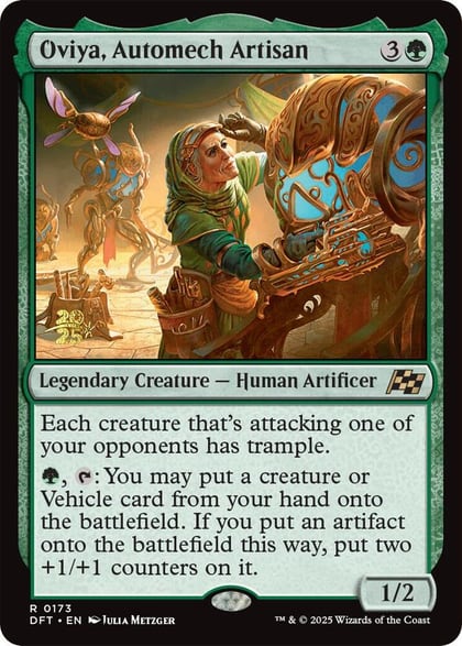 Oviya, Automech Artisan, Prerelease Cards 173