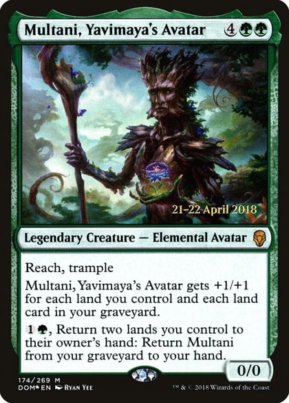Multani, Yavimaya's Avatar, Prerelease Cards 174