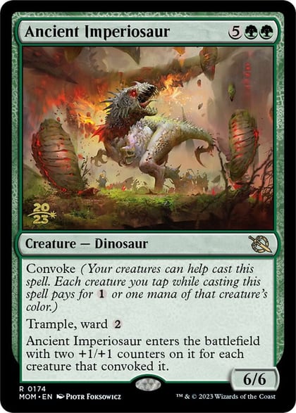 Ancient Imperiosaur, Prerelease Cards 174