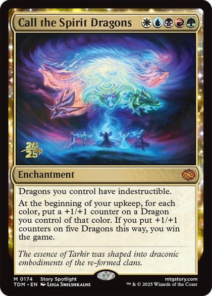 Call the Spirit Dragons, Prerelease Cards 174