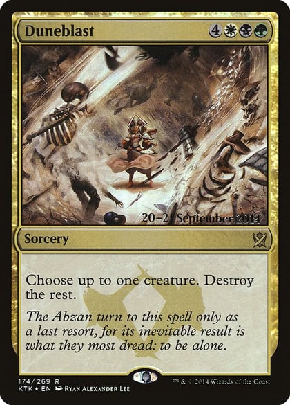 Duneblast, Prerelease Cards 174