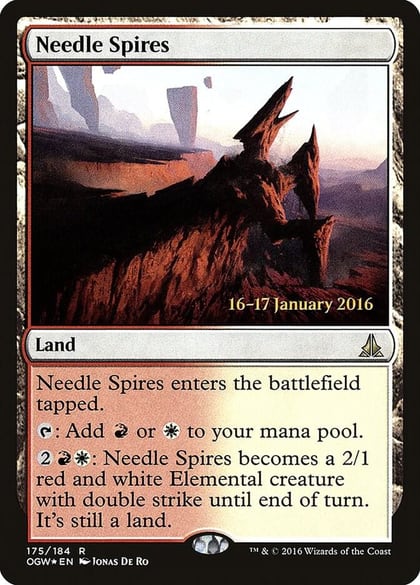 Needle Spires, Prerelease Cards 175