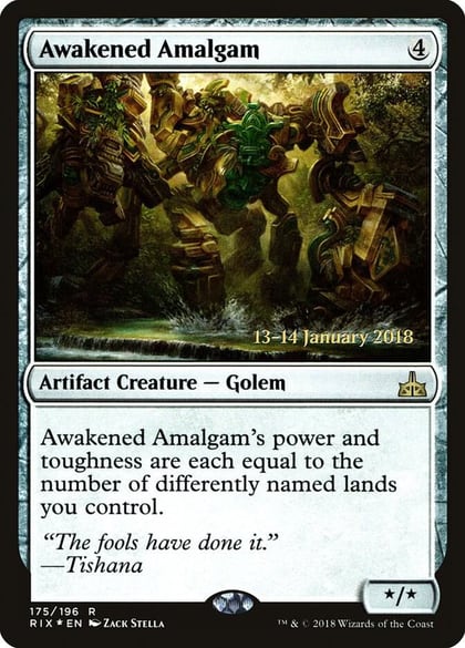 Awakened Amalgam, Prerelease Cards 175