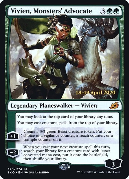 Vivien, Monsters' Advocate, Prerelease Cards 175