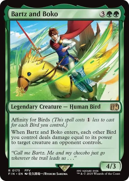 Bartz and Boko, Prerelease Cards 175