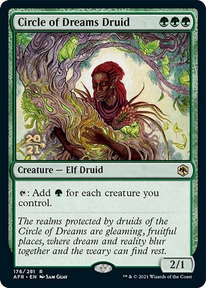 Circle of Dreams Druid, Prerelease Cards 176