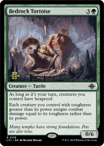 Bedrock Tortoise, Prerelease Cards 176
