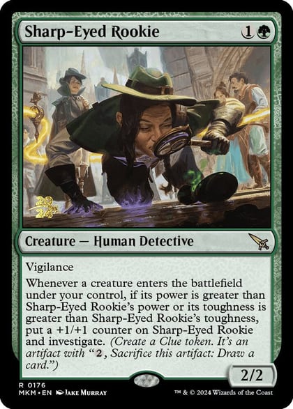 Sharp-Eyed Rookie, Prerelease Cards 176