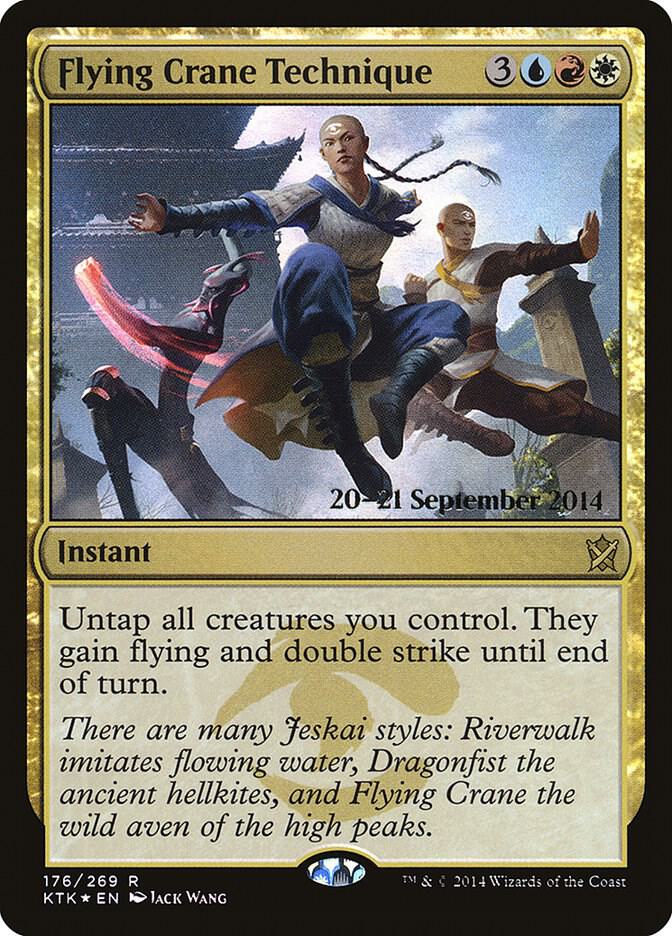 Flying Crane Technique, Prerelease Cards 176