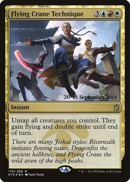 Flying Crane Technique, Prerelease Cards 176