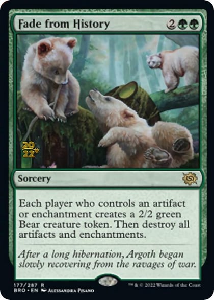 Fade from History, Prerelease Cards 177