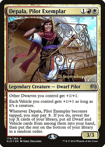 Depala, Pilot Exemplar, Prerelease Cards 178