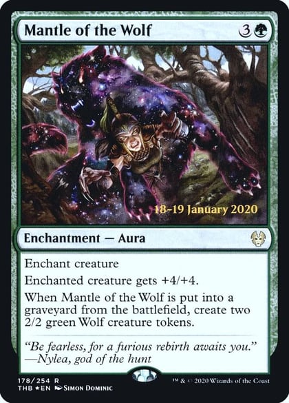 Mantle of the Wolf, Prerelease Cards 178