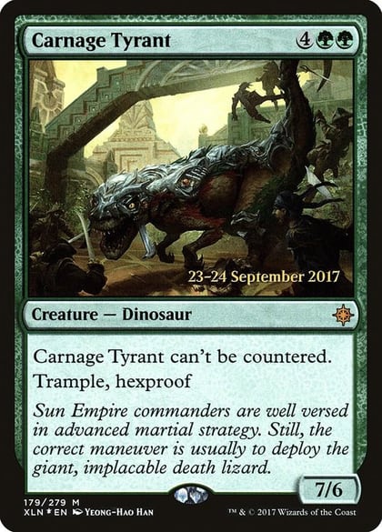 Carnage Tyrant, Prerelease Cards 179