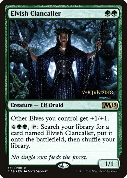 Elvish Clancaller, Prerelease Cards 179
