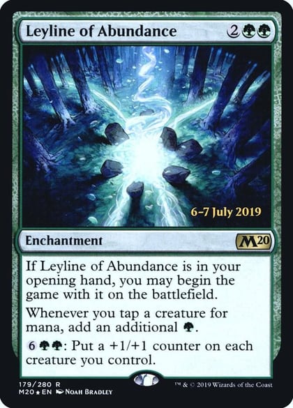 Leyline of Abundance, Prerelease Cards 179